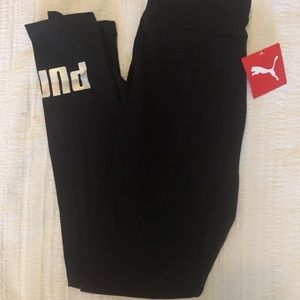 Black puma leggings